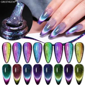 Diamond Glitter Disco Reflective Gel Nail Polish 7ml Cat Eye Mood Glue Color Set UV LED Nail Gel Polish